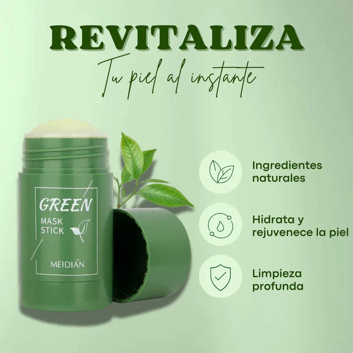 Crystal Skin™ - Mascarilla en Barra ENRIQUECIDA con Té Verde - TRENDFINDER® (2024)