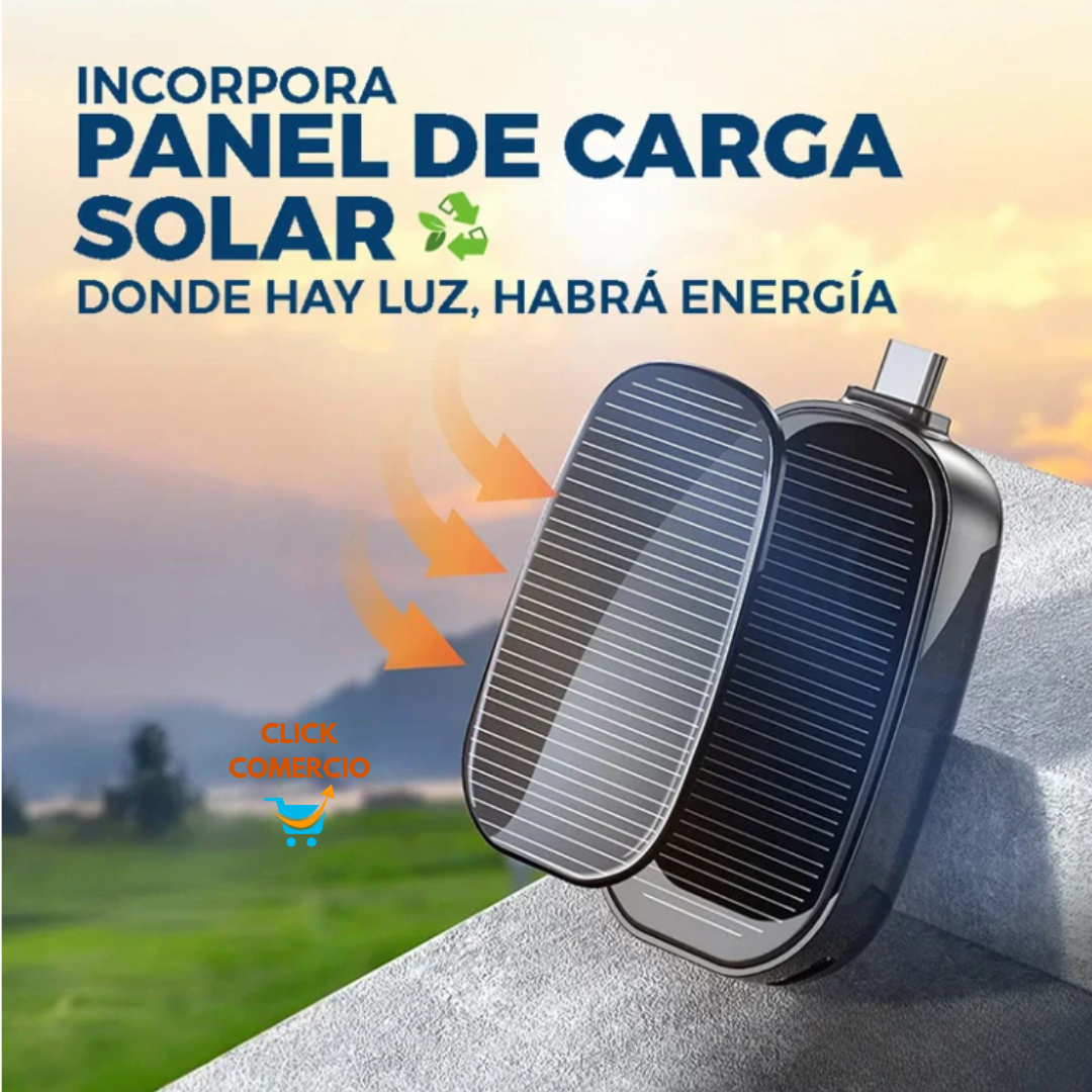 CARGADOR SOLAR PORTATIL - Para todo tipo de celular